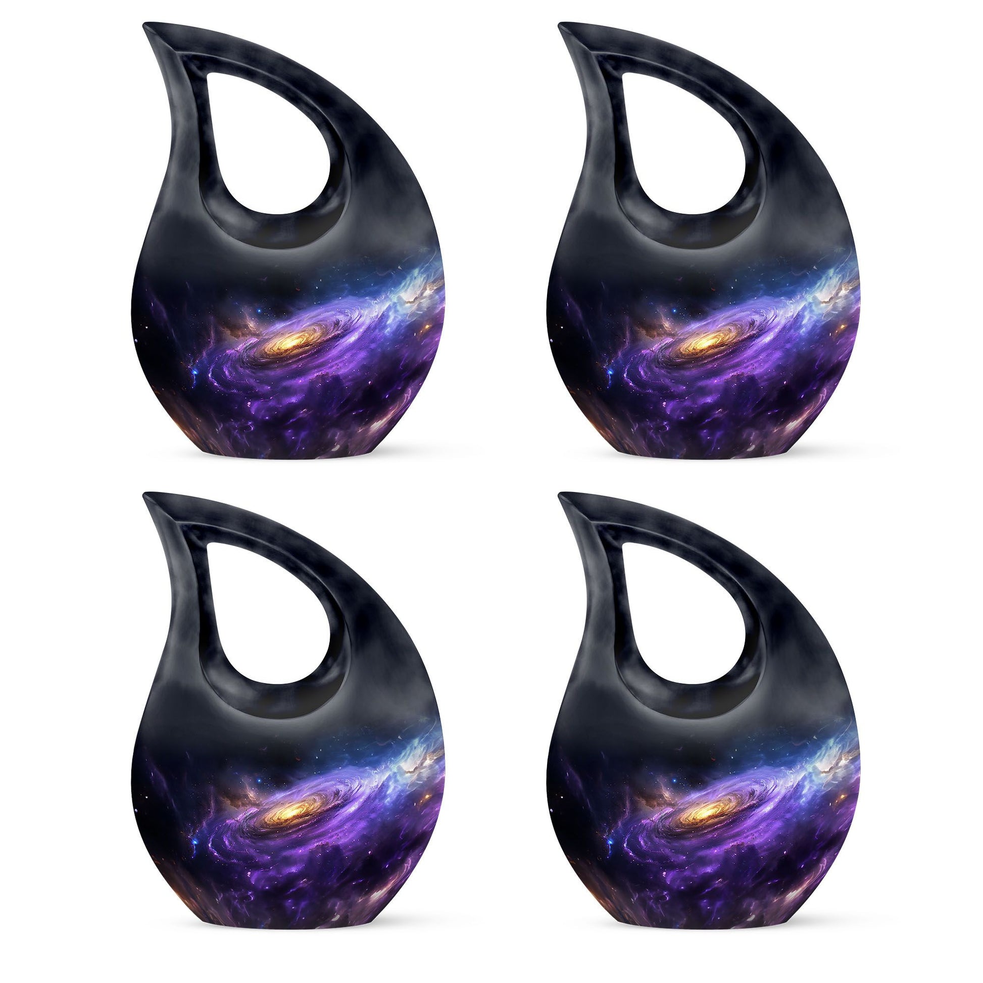 Nebula Galaxy Urn Memorial Urn - Handcrafted Human Cremation Urn