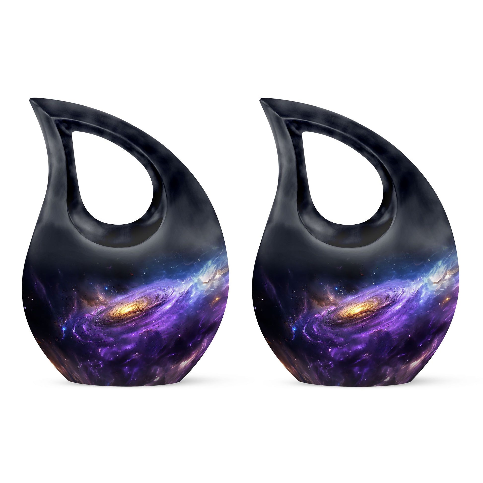 Nebula Galaxy Urn Memorial Urn - Handcrafted Human Cremation Urn