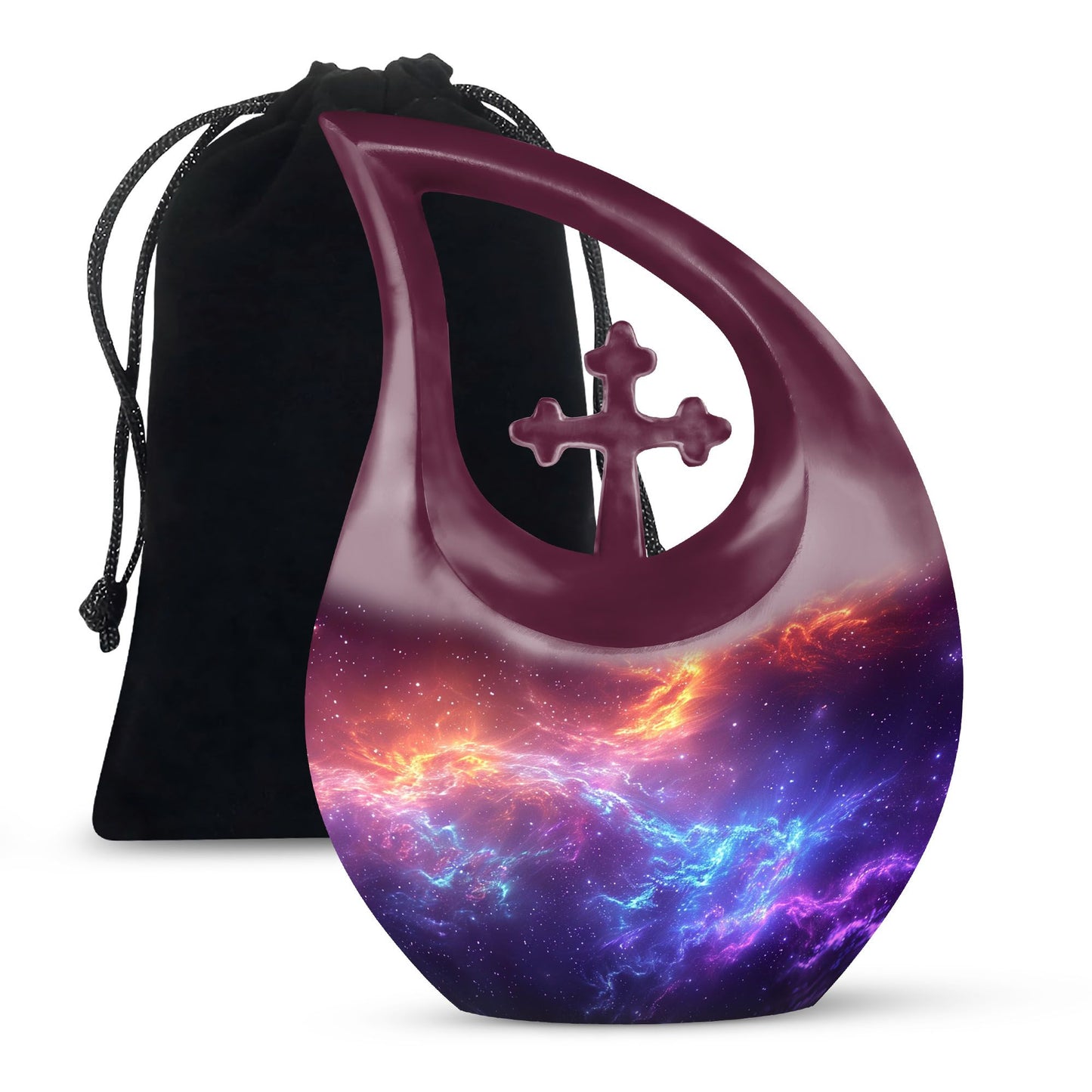 Nebula Galaxy Theme Large Urn 10 Inch