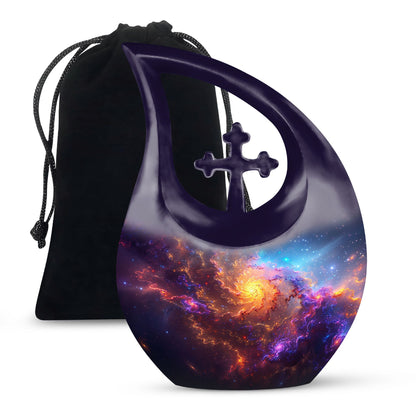 Nebula Galaxy Theme Large Urn 10 Inch
