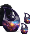 Nebula Galaxy Theme Large Urn With 2 Keepsake Urn