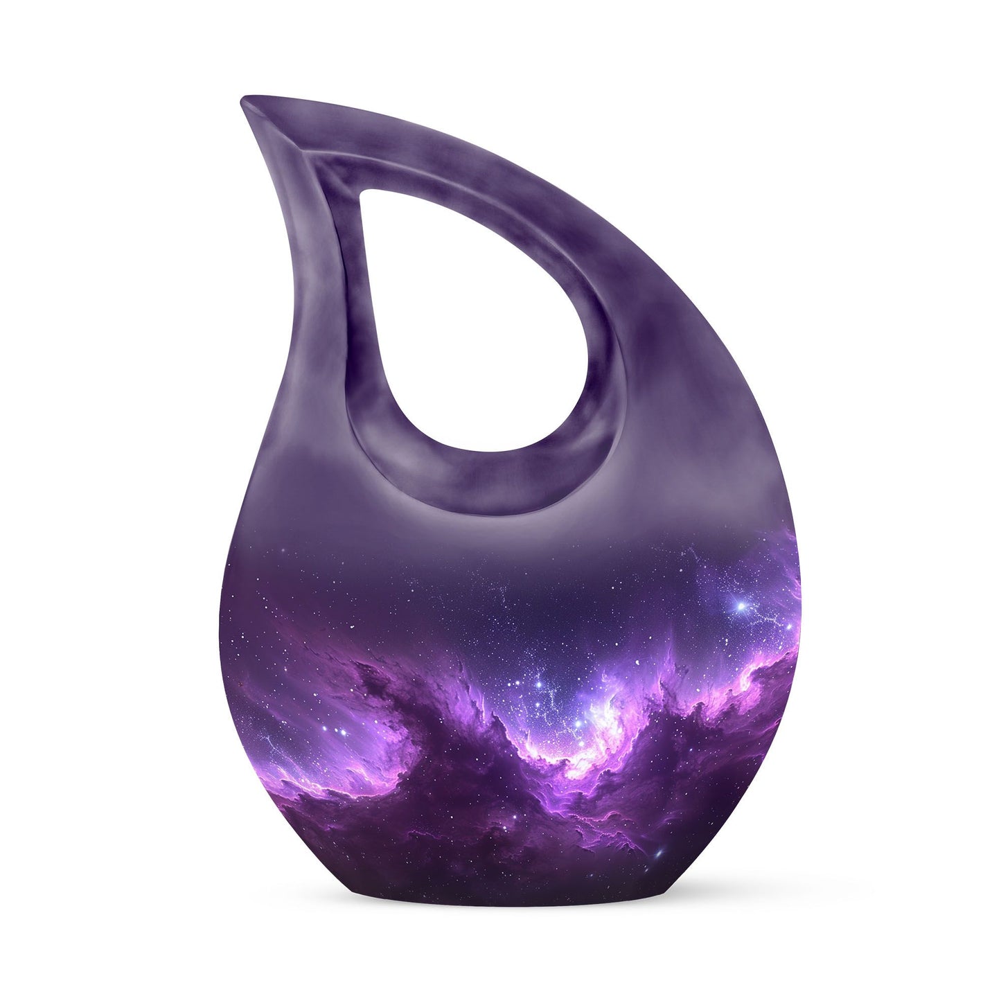 Personalized Galaxy Cremation Urn for Human Ashes - 10-inch, 200 cu in - Yatskia