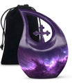 Affordable Nebula Galaxy Urn, Large Cross Drop Design, 