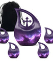 Affordable Nebula Galaxy Urn, Large Cross Drop Design, 