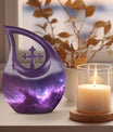 Affordable Nebula Galaxy Urn, Large Cross Drop Design, 