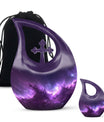 Affordable Nebula Galaxy Urn, Large Cross Drop Design, 