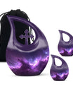 Affordable Nebula Galaxy Urn, Large Cross Drop Design, 