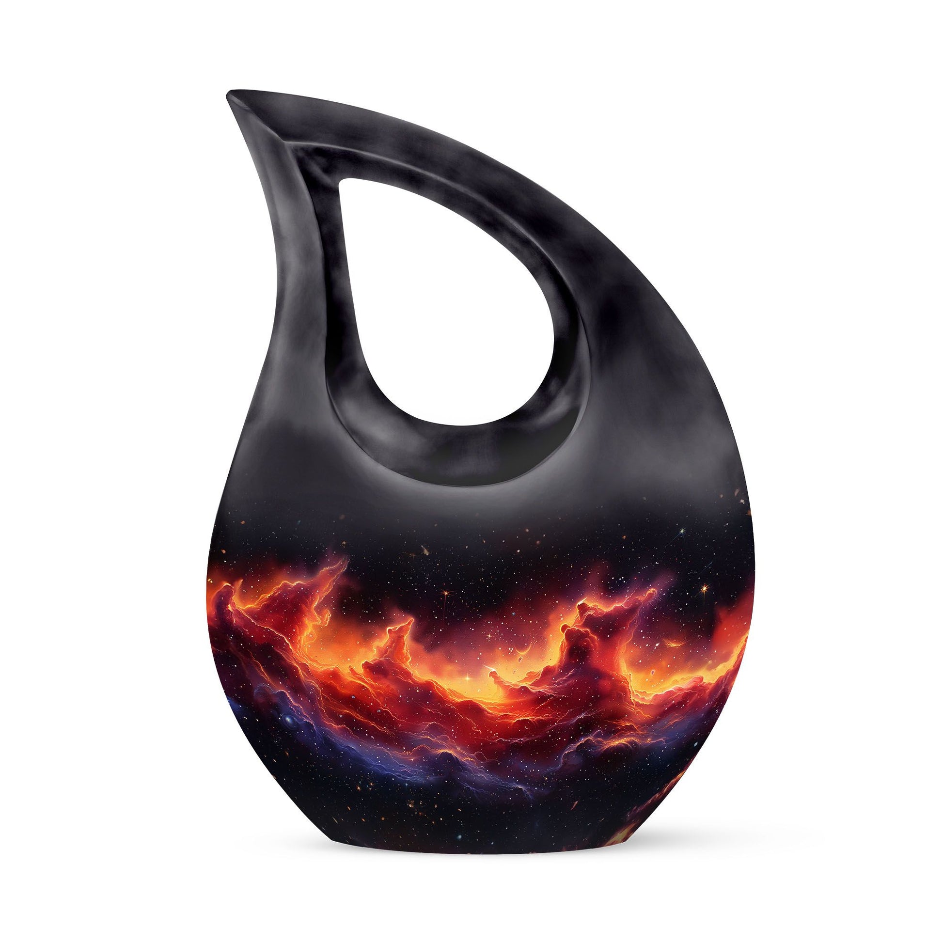 Nebula Galaxy Urn Cremation Urn - Keepsake Memorial Urn For Human Ashes