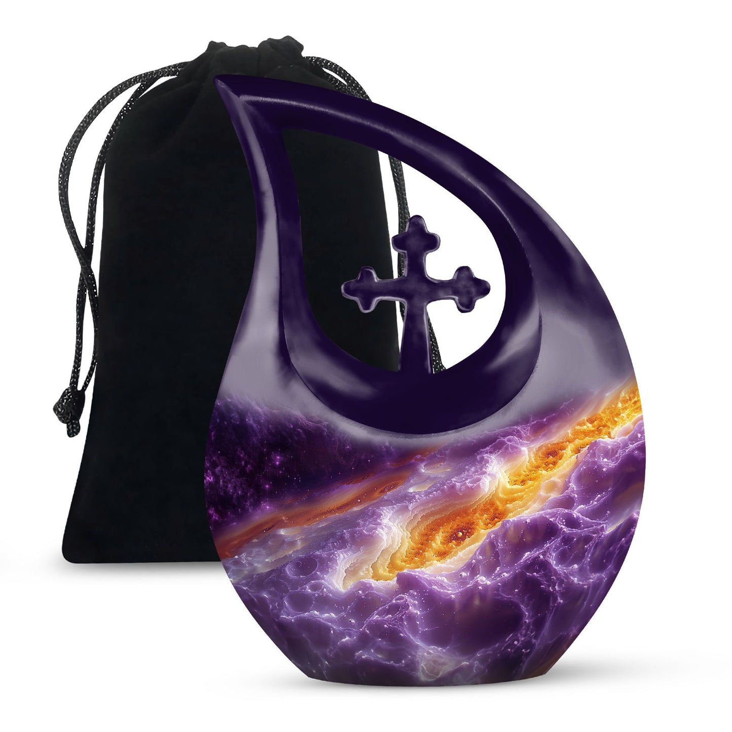 Affordable 10-inch Aluminium Nebula Galaxy Urn 
