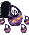 Purple Galaxy Cremation Urn - Mini Cremation Urns For Human Ashes