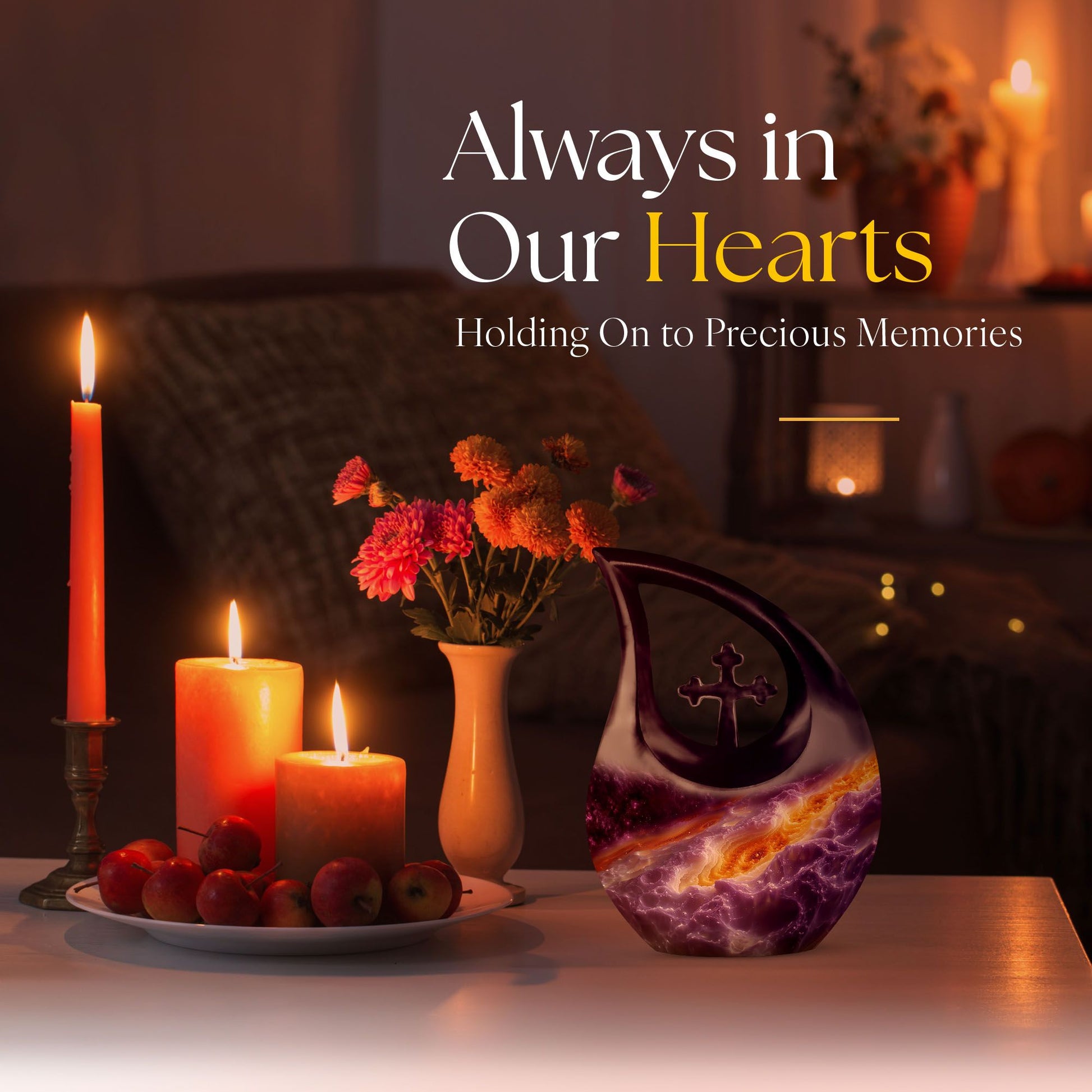 Affordable 10-inch Aluminium Nebula Galaxy Urn 