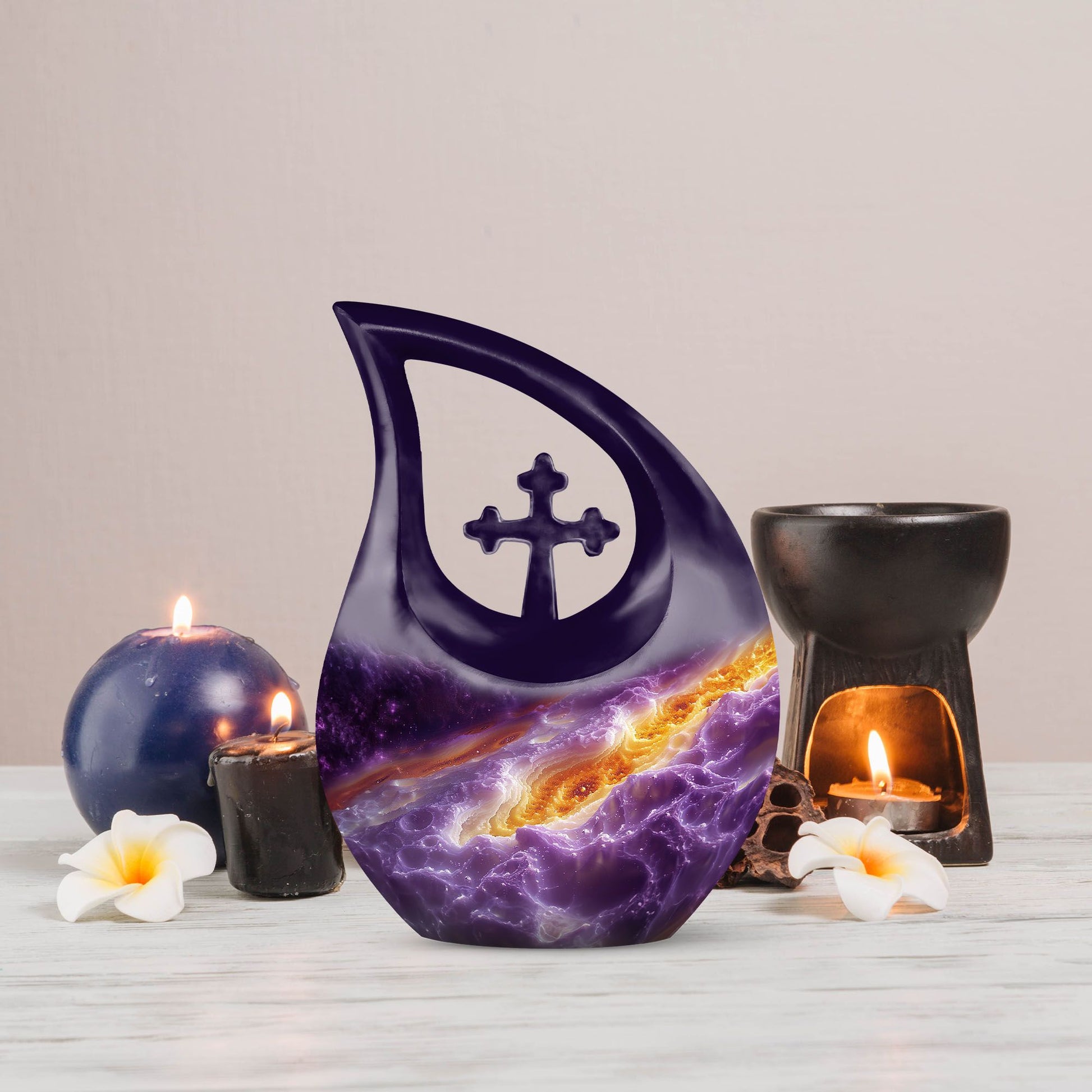 Affordable 10-inch Aluminium Nebula Galaxy Urn 