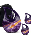 Purple Galaxy Cremation Urn - Mini Cremation Urns For Human Ashes