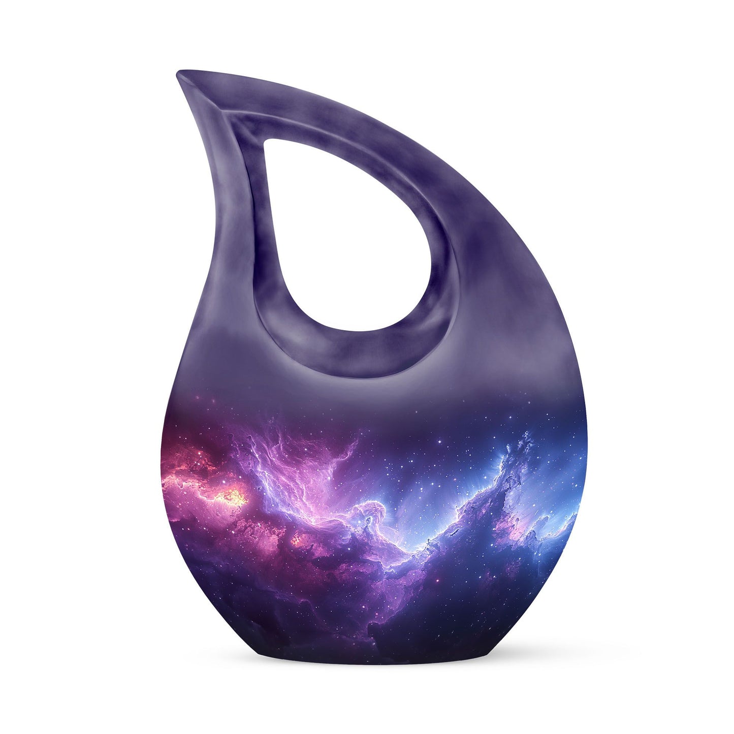 Personalized Galaxy Cremation Urn for Human Ashes - 10-inch, 200 cu in - Yatskia
