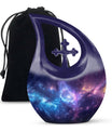 10-Inch affordable Nebula Galaxy Urn with Cross Drop design,