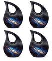 Nebula Galaxy Memorial Urn - Large Urn For Ashes Adult Male
