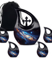 10-inch Nebula Galaxy Cross Drop Memorial Urn 