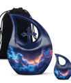 10-inch Nebula Galaxy Urn with Cross Drop Design,