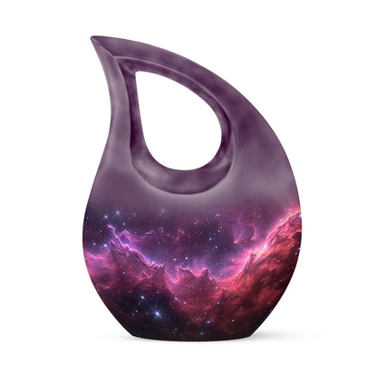 Personalized Galaxy Cremation Urn for Adult - 10-inch, 200 cu in - Yatskia