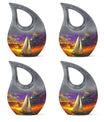 Sail Boat Burial Urn – Personalized Urn For Human Ashes For Men & Women