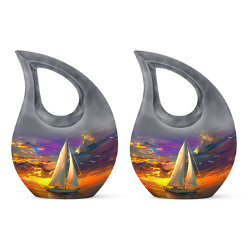 Small Urn Set of 2 -3