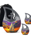 Sail Boat Burial Urn – Personalized Urn For Human Ashes For Men & Women