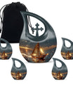 Sail Boat Cremation Urn - Mini Urn For Human Ashes For Women