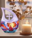 10 Inch Cross Drop Sail Boat Urn
