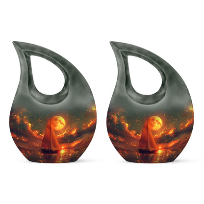 Personalized Galaxy Keepsake Urn for Men and Women - 10-inch, 200 cu in - Yatskia