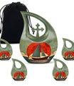 Sail Boat Burial Urn - Mini Keepsake Urns For Human Ashes For Adult
