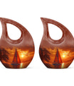 Sail Boat Memorial Urn - Small Keepsake Urns For Human Ashes