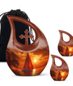 Sail Boat Memorial Urn - Small Keepsake Urns For Human Ashes