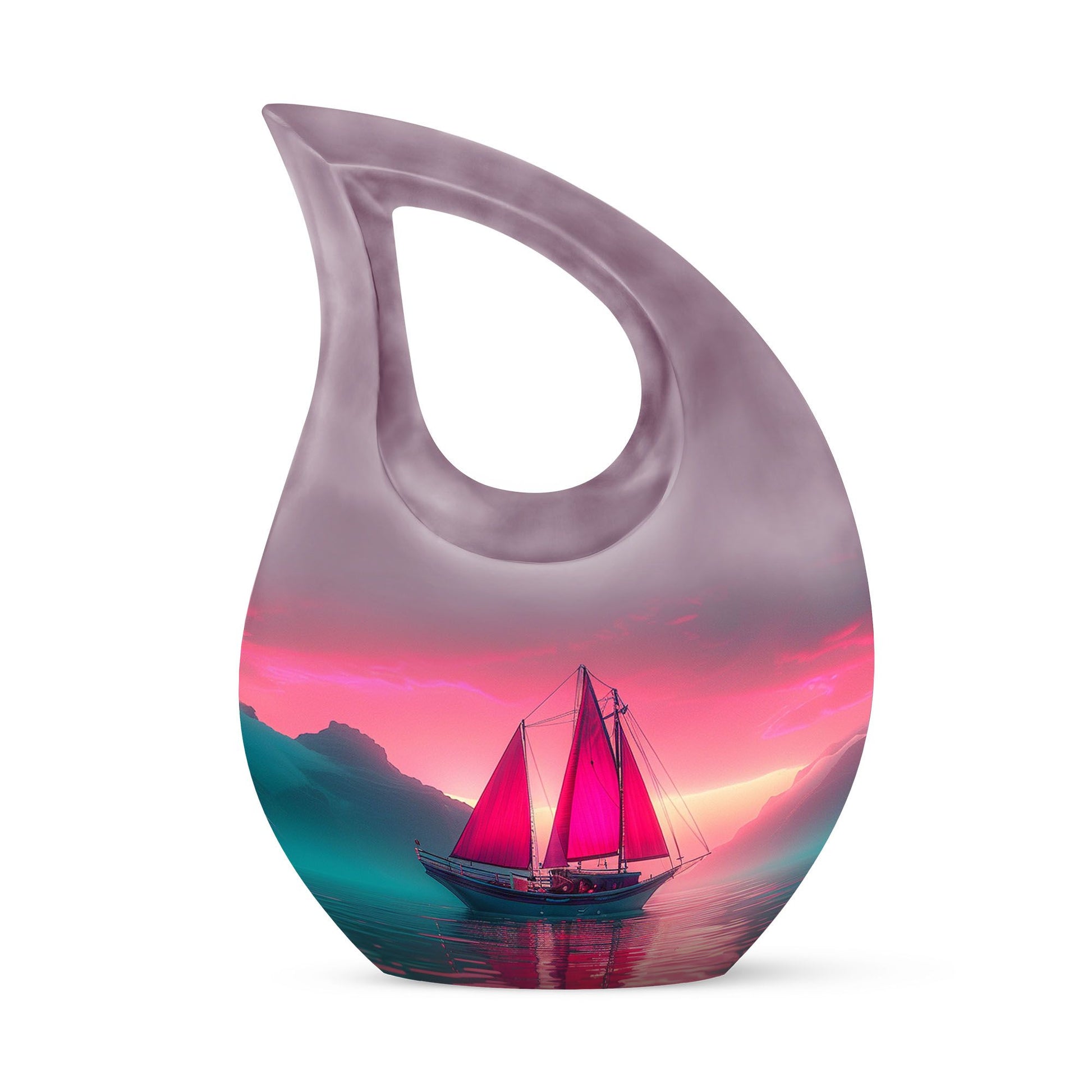 Sail Boat Keepsake Urns - Cremation Urns For Human Ashes For Adult