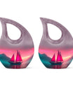 Sail Boat Keepsake Urns - Cremation Urns For Human Ashes For Adult