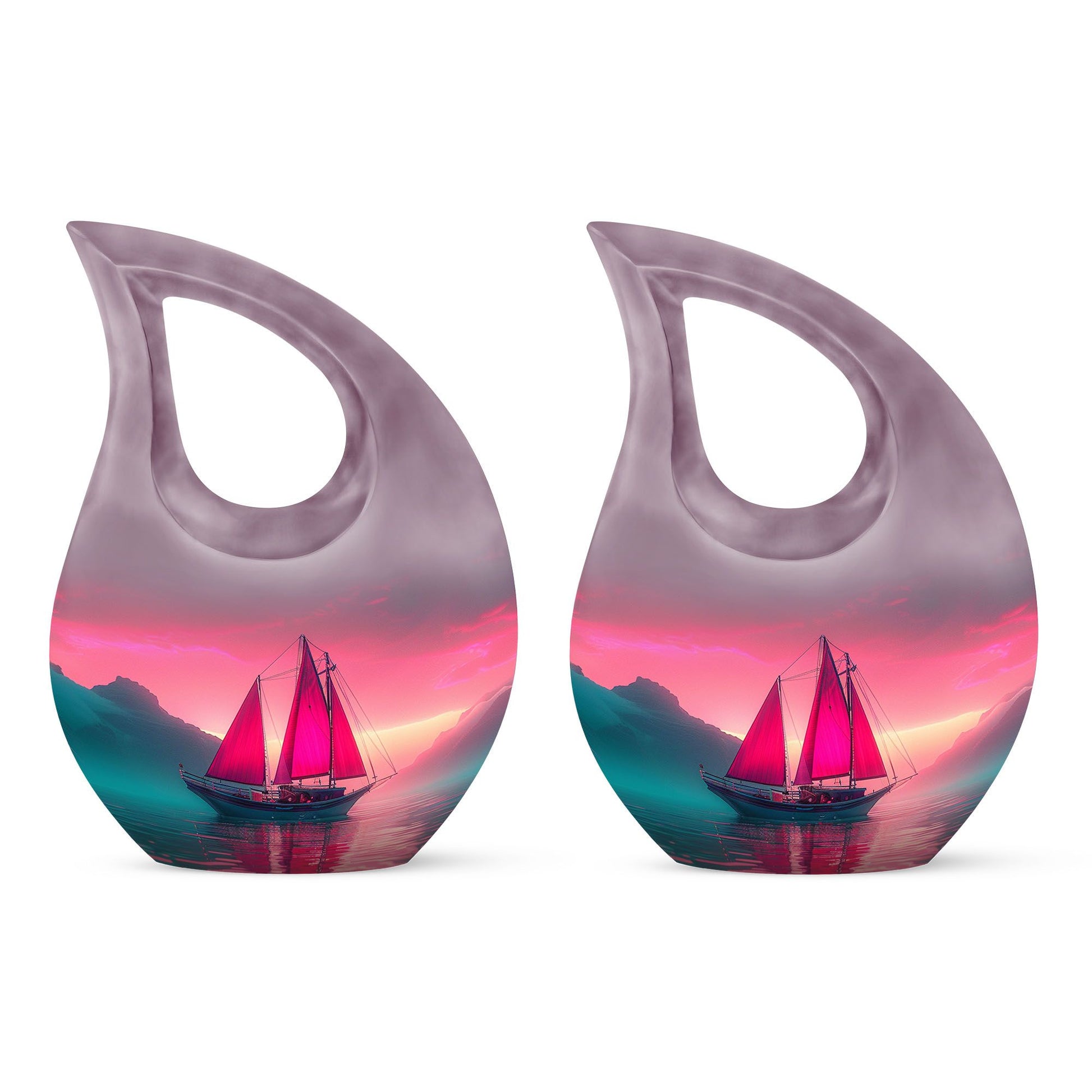 Sail Boat Keepsake Urns - Cremation Urns For Human Ashes For Adult