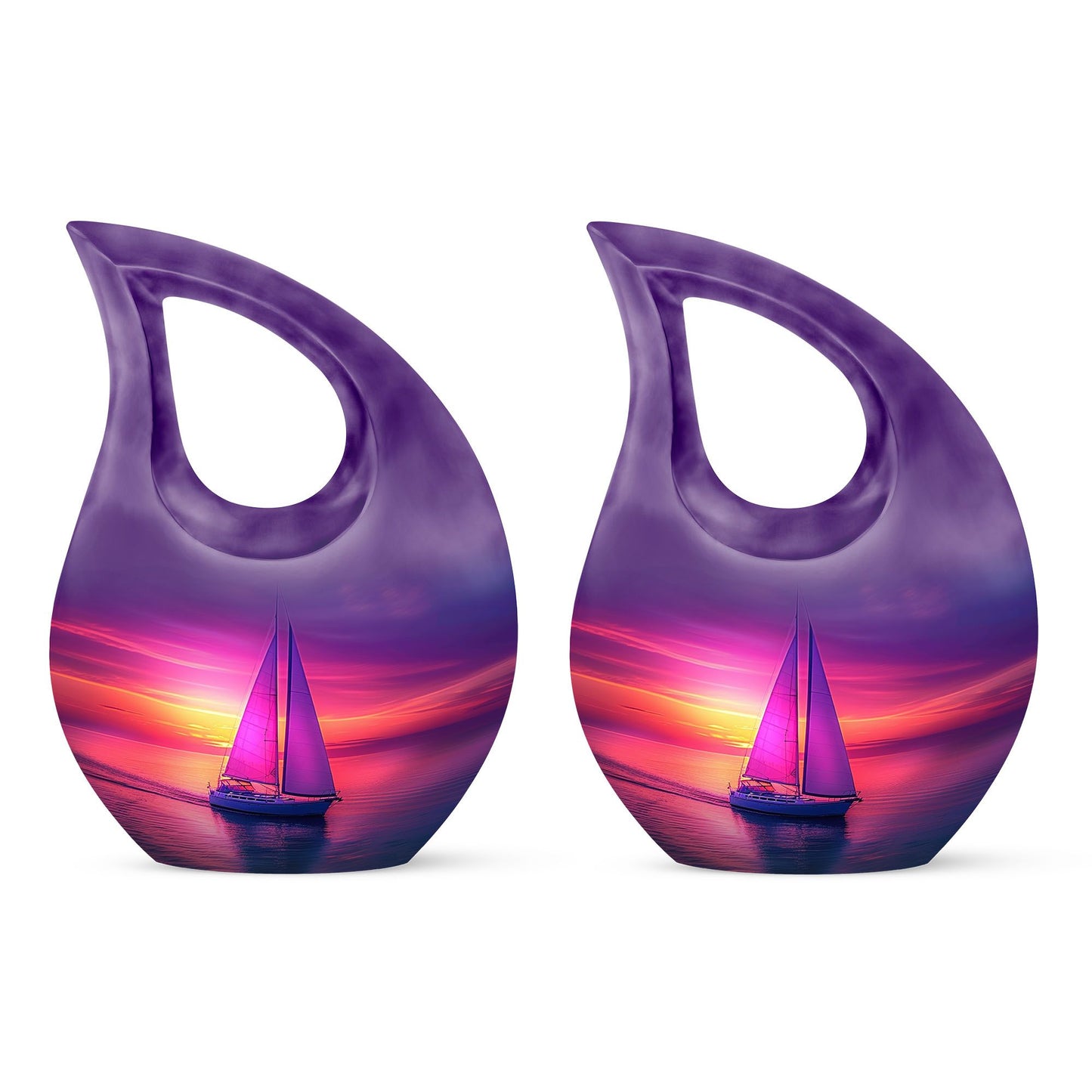 Sail Boat Theme 3 Inch Keepsake Pack of 2