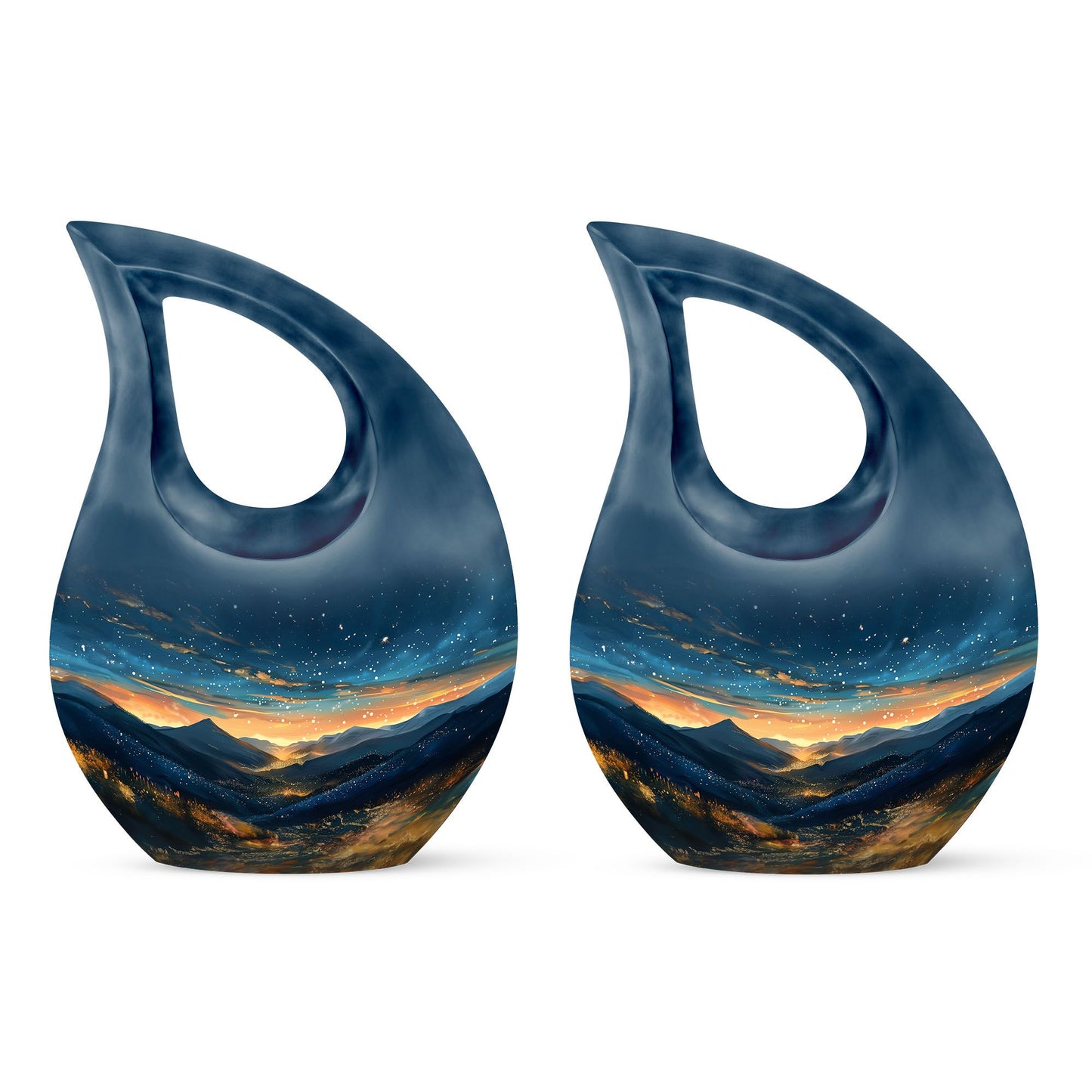 Starry Night Theme 3 Inch Keepsake Pack of 2
