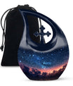 Starry Night Theme Large Urn 10 Inch