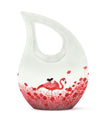 Flamingo Funeral Urns - Artistic Large Cremation Urns For Human Ashes