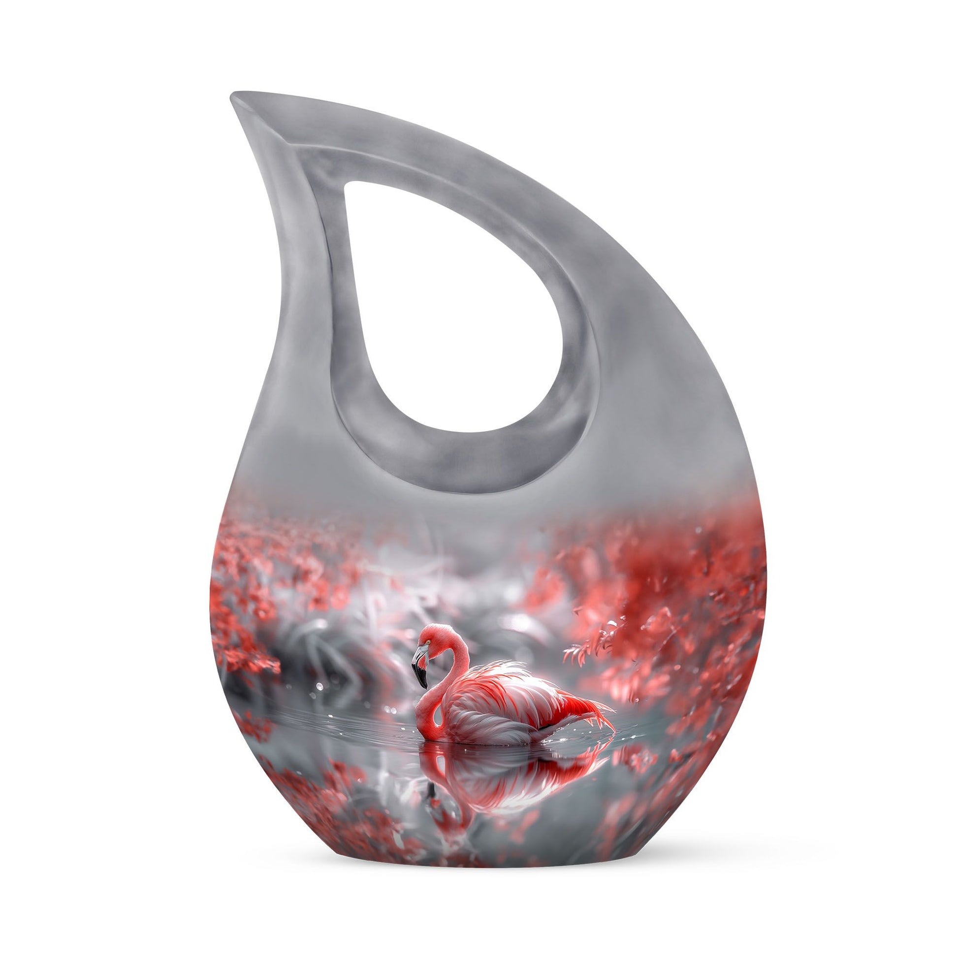 Flamingo Cremation Urn - Burial Urns For Adult Human Ashes For Men & Women