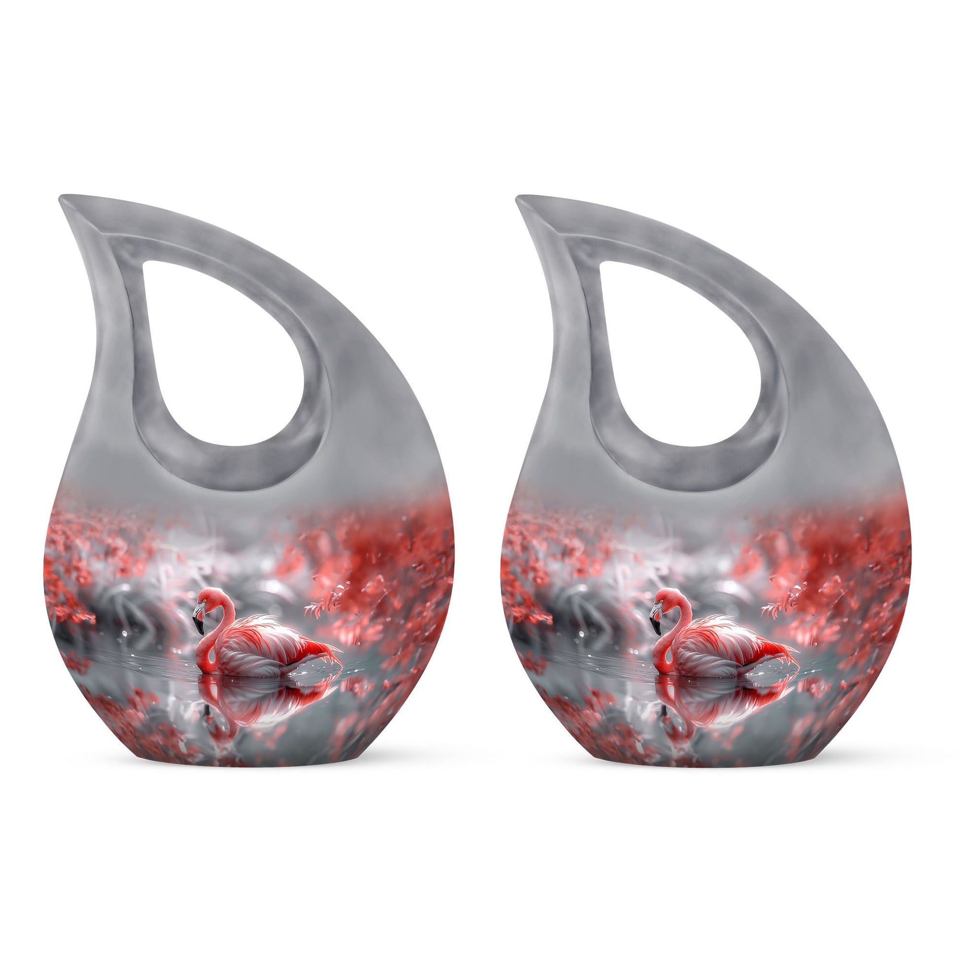 Flamingo Cremation Urn - Burial Urns For Adult Human Ashes For Men & Women