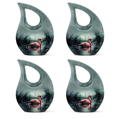 Flamingo themed, 10-inch Cross Drop design