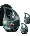 Red Flamingo Cremation Urn - Burial Urns For Adult Human Ashes