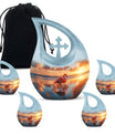 Flamingo Cremation Urn - Sunset Memorial Urn for Mom or Dad