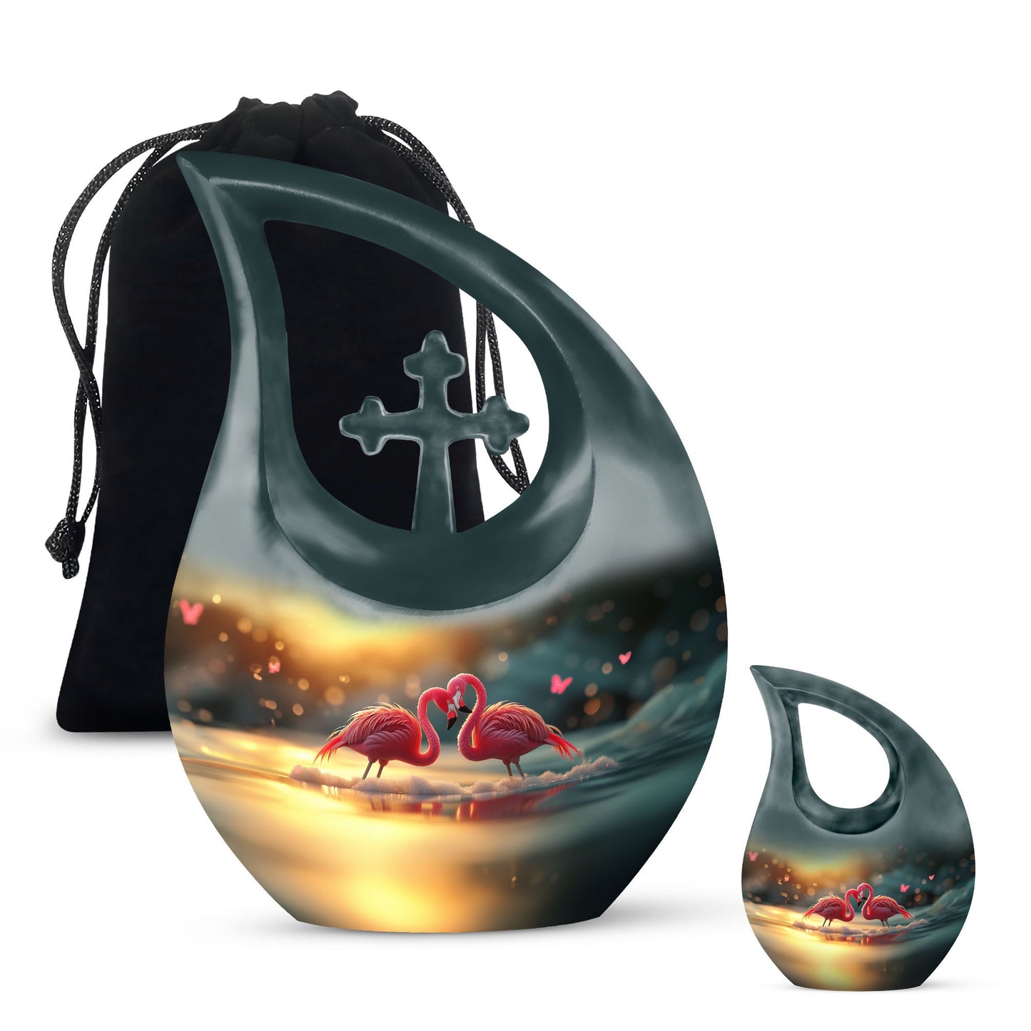 Personalized Bird Cremation Urn for Human Ashes - 10-inch, 200 cu in - Yatskia