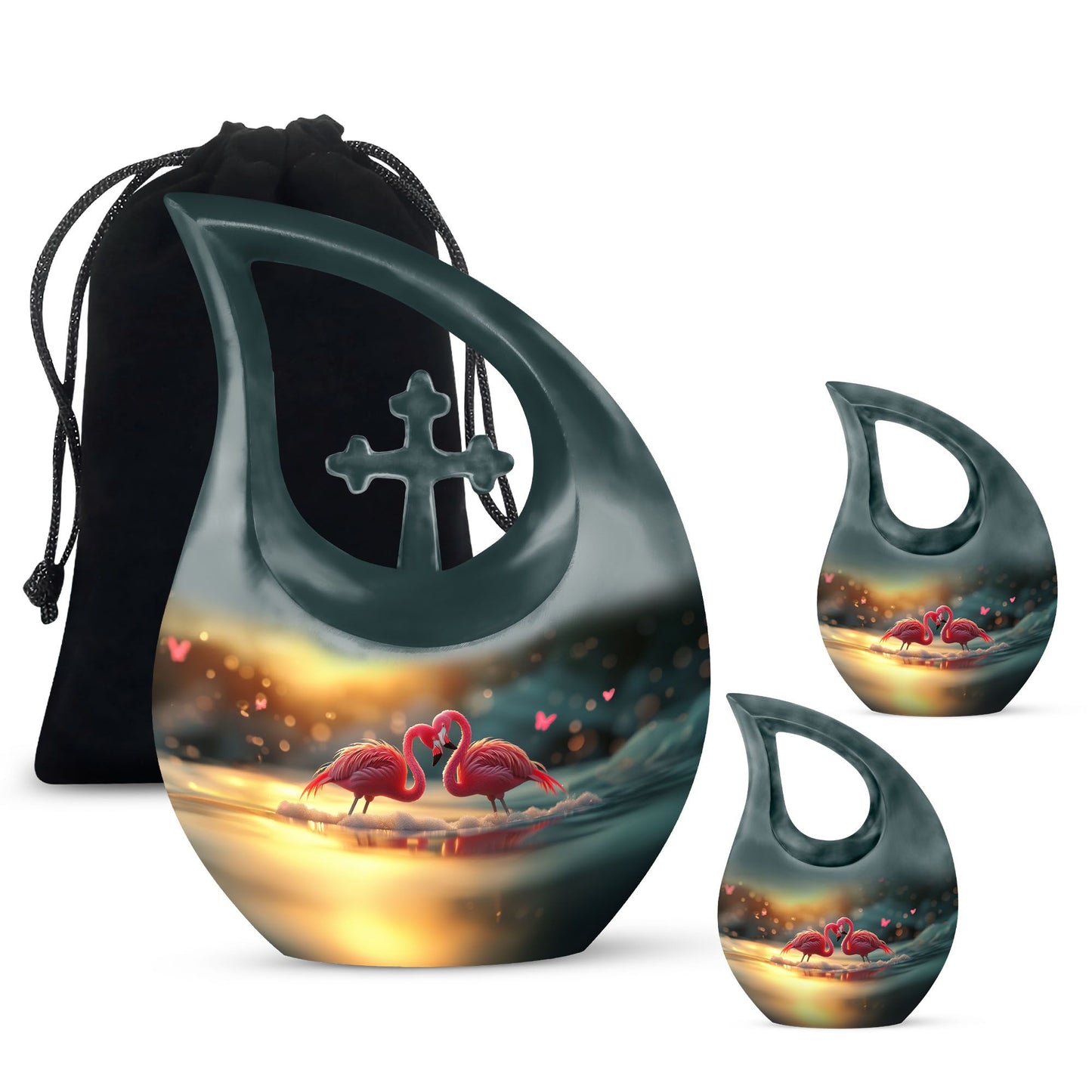 Personalized Bird Cremation Urn for Human Ashes - 10-inch, 200 cu in - Yatskia
