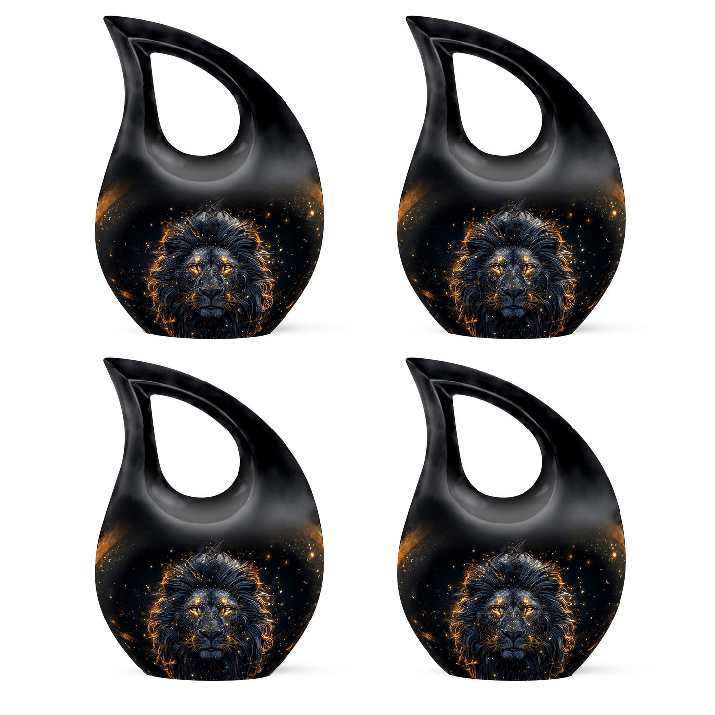 Lion Theme 3 Inch Keepsake Pack of 4