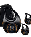 Lion Theme Large Urn With 2 Keepsake Urn