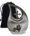 Lion Theme Large Urn 10 Inch