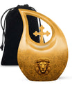 Lion Cremation Urn - Personalized Memorial Urn For Human Ashes